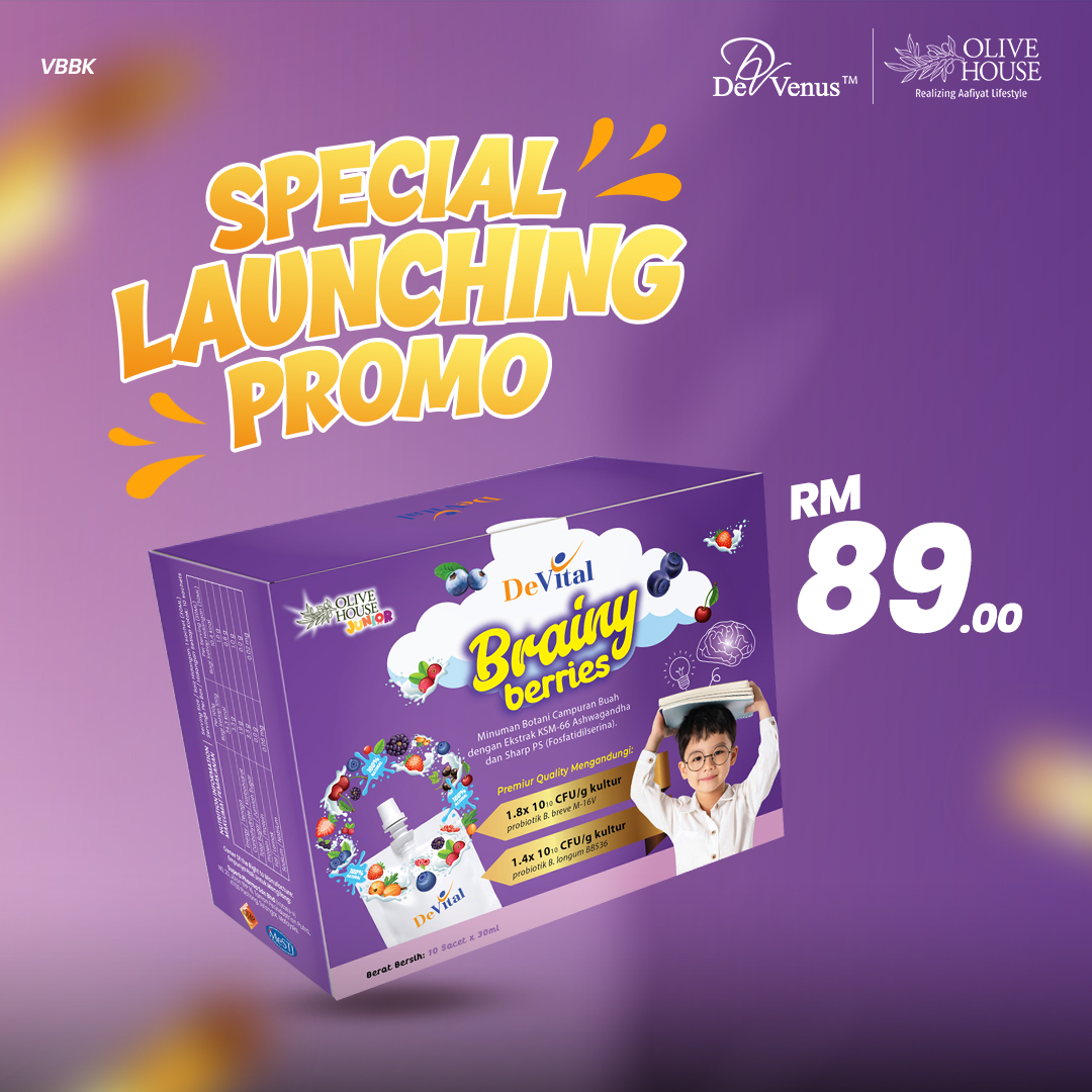1 Kotak DeVital Brainy Berries Kids